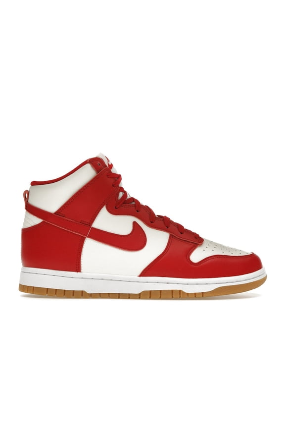 Women's Dunk High Sail Gym Red Gum Shoes, from StockX