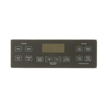 GE WB07X20326 RANGE CONTROL PANEL - BLACK - OEM PART