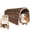 1PCS*6.6*11‘’, variant on Guinea Pig Hideout, Collapsible Wooden Tunnel & Hideaway for Rabbits, Hedgehogs, Chinchillas, Ferrets and Other Small Pets