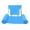 Light Blue, variant on Inflatable Pool Float, Foldable Adult Floating Lounger, Portable Inflatable Floatation Device, Suitable for Travel, Lakes, and Pools