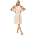 thumbnail image 2 of WBQ Nightgown Womens Short Sleeve Sleepshirt with Pockets, Soft Crewneck Sleepwear Color Block Raglan Sleeve Nightshirt Comfy Sleep Dress Plus Size Nightdress S-3XL, 2 of 6