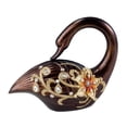 thumbnail image 2 of ORE International Laurel Topaz Swan Decor, 2 of 2