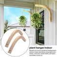 thumbnail image 4 of 2025 New! Wooden Wall Hooks,Plant Hangers Indoor,Wall Mounted Plant Hooks for Hanging Plants,Flower Bracket,Wind Chimes, 4 of 9