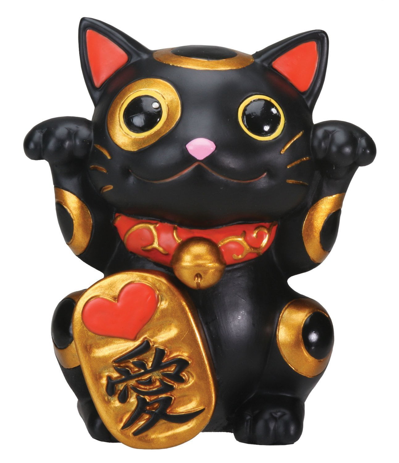 Maneki Neko Lucky Cat Metal Wise Cat Cell Phone Strap 