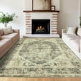 thumbnail image 2 of Washable Vintage Area Rugs Stain&Non-Slip Low Pile Soft Rug for Living Room Bedroom,Farmhouse Oriental Indoor Floor Rug for Home Office, 2 of 8