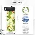 thumbnail image 5 of 18 Oz Insulated Sports Bottle, Outdoor Sports Gym Handheld Portable Casual Stainless Steel Water Bottle, Straw With Lid Cute Cartoon Pattern With Dinosaurs, 5 of 7