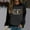 Black, variant on Women's Trendy Pullover Hoodie Letter Print Round Neck Top for Fall & Winter Pants Women Petite Juniors Oversized Sweatshirts Fall Women Shirt Cute Baggy Lined Jacket Women Hoodies plus Size