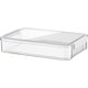 thumbnail image 1 of Organizador De Almacenamiento De Archivos De Plástico Transparente Caja De Almacenamiento De Documentos Contenedor Almacenamiento Ligero Impermeable Papel Fotográfico Caja Portatil, 1 of 4