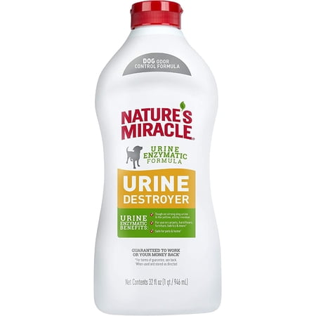 Nature's Miracle Urine Destroyer Dog 32 Ounces, Enzymatic Formula, Pour
