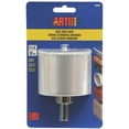 thumbnail image 2 of ARTU 3-1/4 In. Tungsten Carbide Grit Hole Saw with Arbor and Pilot Bit 02860, 2 of 3