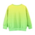 thumbnail image 3 of Bnwani Hoodie Sweatshirt Boys Fashion Crew Neck Long Sleeve Casual Sportswear Gradient Pocket Green Size 3-4t, 3 of 6