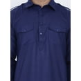 thumbnail image 5 of Mens Indian Pakistani Bollywood Designer Cotton Linen Pathani Suit Salwar Set, 5 of 5