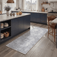 thumbnail image 5 of KUETH Modern 9x12 Area Rugs for Living Room, Non Slip Machine Washable Retro Rugs, Low Pile Chenille Print Rug for Bedroom, Dining Room, Home Office, 5 of 6