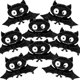 thumbnail image 1 of Black Halloween Bat Balloons - 35 Inch, Pack of 8 | Spooky Halloween Balloons for Halloween Party Decorations | Baby Bat Balloon, Halloween Mylar Ball, 1 of 5