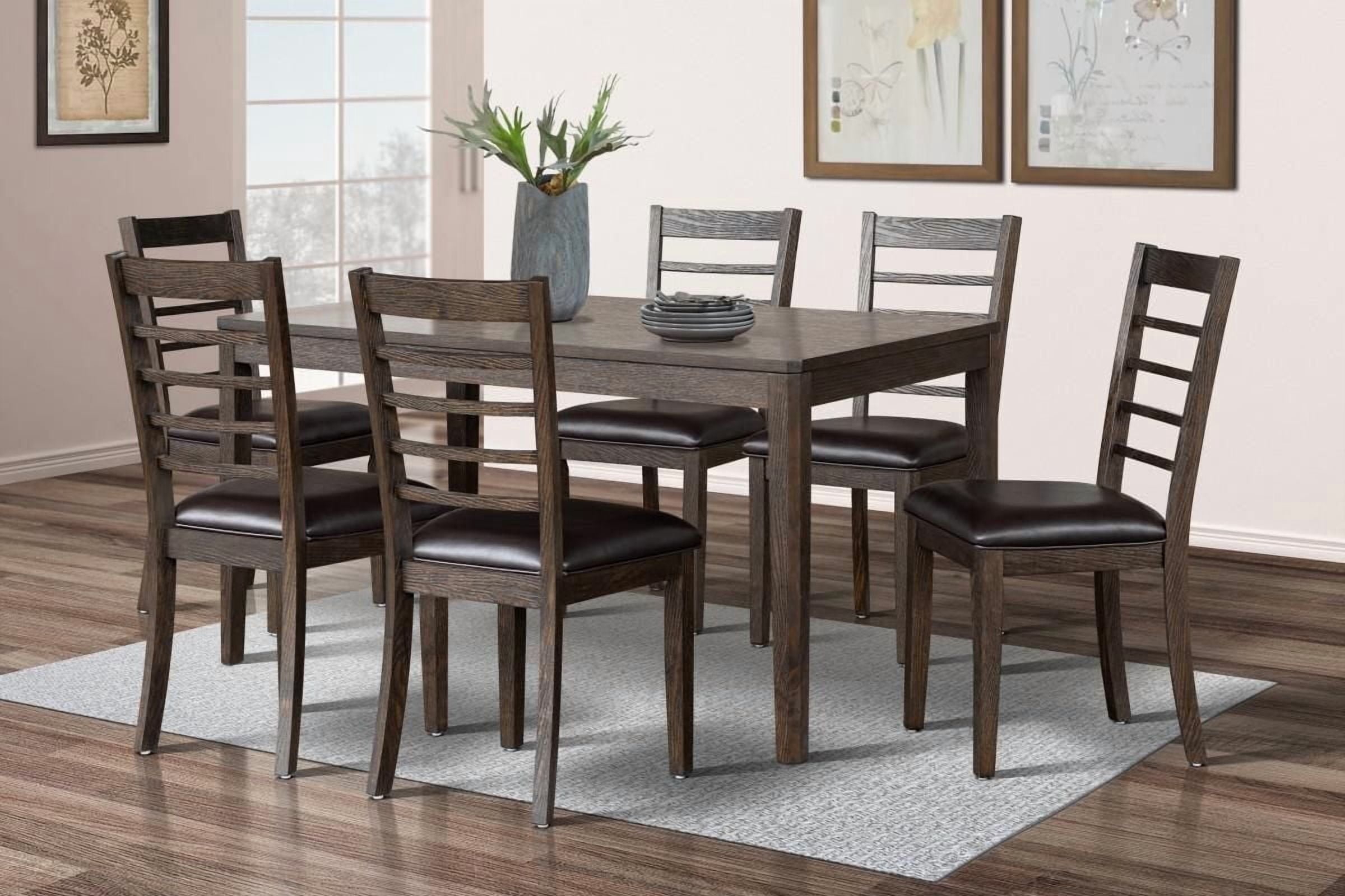 Daniel 7-Piece Dining Set, Espresso - Walmart.ca