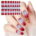 thumbnail image 2 of Nail Stickers Glitter Gradient Color Full Wraps Polish Stickers Decal Strips Self-Ashesive Gel Nail Sticker Press on Nails Kids Clear Nail Tile for Polish Rhinestones for Nails French Nail Stamper, 2 of 5