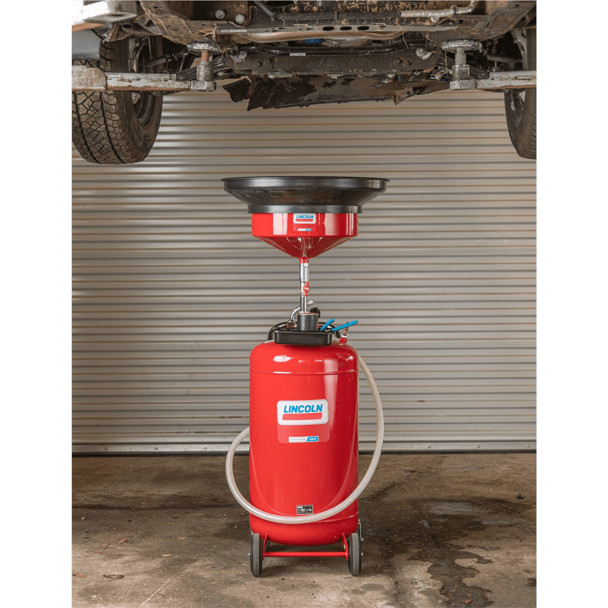 Lincoln Industrial 3635 25 Gallon Used Fluid Drain