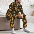thumbnail image 7 of Hirioo Funny Fox by the Field for Men's Pajama Sets 2 Piece Pjs Men's Long-Sleeved Pajama Set Button Down Sleepwear,S-XXL-Medium, 7 of 7
