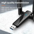 thumbnail image 2 of Wmool WiFi6E 5G Dual-band AX1800M USB WiFi Adapter Wireless Card F5T7 Network, 2 of 8