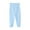 Light Blue, variant on Nrmvnmi Newborn Infant Baby Boys Girls Cotton High Waist Footed Pants Casual Leggings with Feet Brown-9 Months