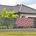 thumbnail image 3 of Picia Red Hawthorn Pattern Party Banner, Festive Decoration, Holiday Banner, Celebration Decor, Event Banner, Reusable Party Banner-Small, 3 of 8