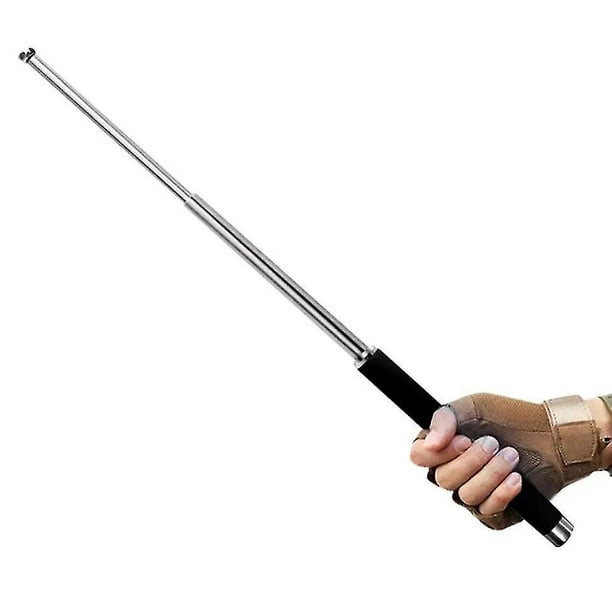 Swing Stick Solid Self-defense Stick Telescopic Swing Stick Defense Machinery Supplies Riot-proof Tactical Stick Security Stick Broken Brick