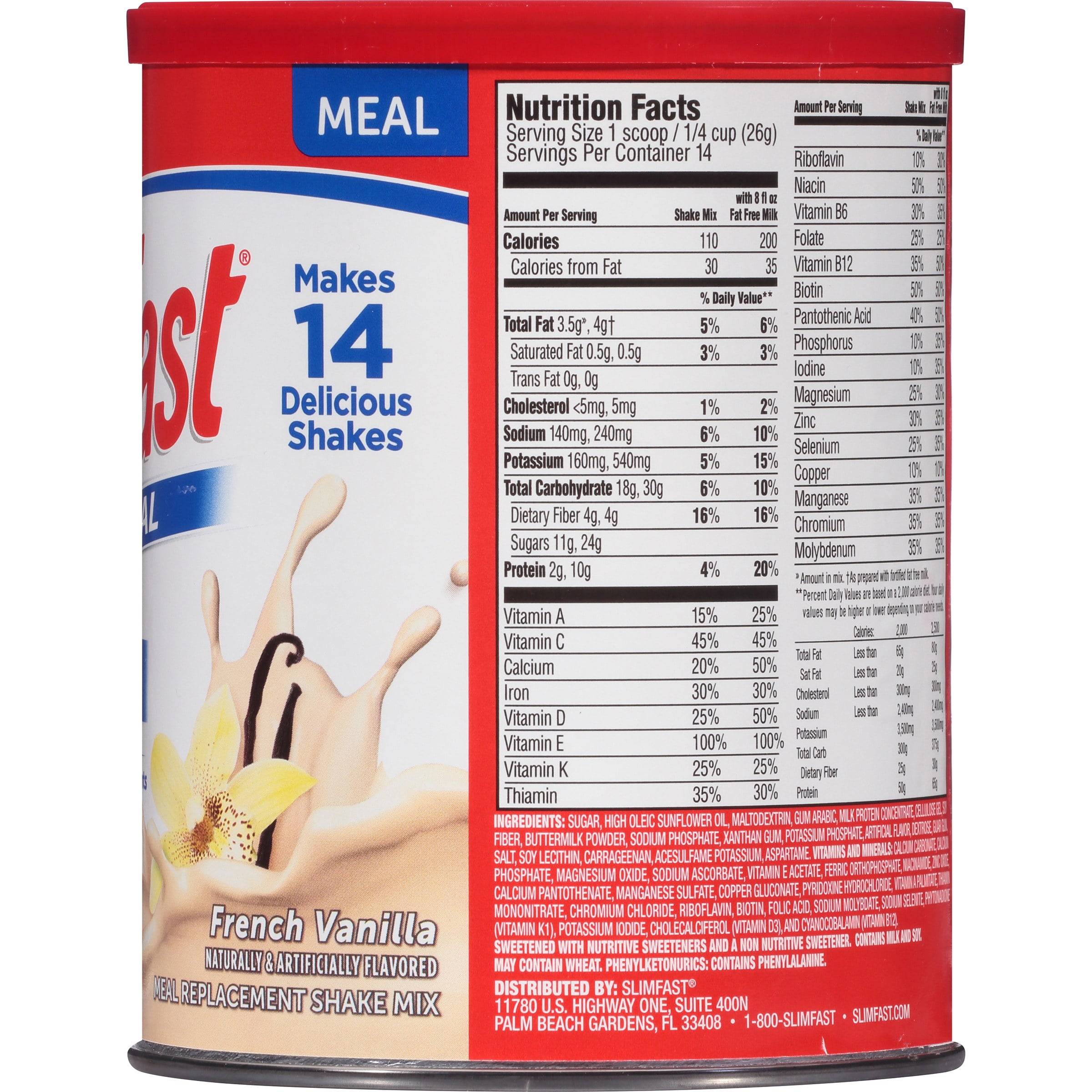 Slim Fast Vanilla Powder Nutrition Facts Besto Blog Slim Fast Vanilla Powder Nutrition Facts Besto Blog