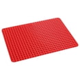 thumbnail image 2 of Napperon Multifonction en Silicone, Poêle Rouge Tapis de Cuisson en Silicone Antiadhésif Moule Tapis de Cuisson Plateau de Four, 39cm*27Cm, Rouge, Ventes Chaudes!, 2 of 7