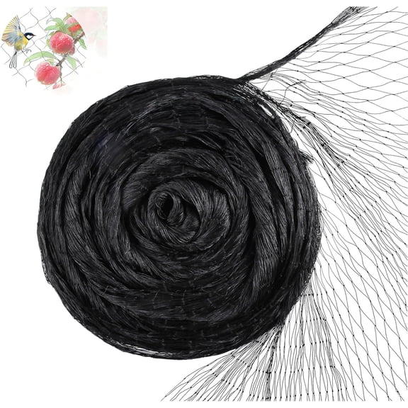 Miumaeov 50x100ft Garden Bird Netting,Heavy Duty Reusable Garden Fence Net Protect Vegetable Plants Fruit Tree Chicken Coop from Birds and Other Animals