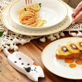 thumbnail image 5 of Dinnerware Set Cute Shaped Ceramic Dip Plate Hand Painted Underglaze Home Seasoning Plate Soy Dish Side Dish Plate, 5 of 5