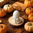 thumbnail image 5 of Halloween Ghost Decor, Halloween Candle, Ghost Halloween Decorations, Soy Candle Wax, 2.5X2 Inch Cream White Cartoon Ghost Scented Candle, Solid Wax Decorative Piece for Living, 5 of 8