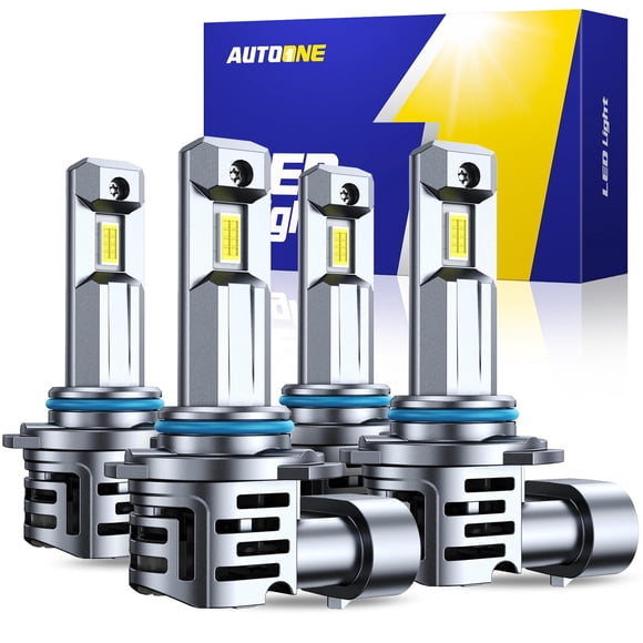 Bombillas LED AUTOONE 9005 9006 Combo 6500 K, color blanco frío x4