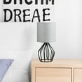 thumbnail image 4 of Modern Table Lamp 2 Piece Set-Black Metal Bedside Lamp For Bedroom, Grey Zhen'z, 4 of 4