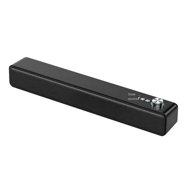 Barra de Sonido con Subwoofer Bluetooth para TV, Audio de Pared, Altavoz para Ordenador, Cine en Casa, Música, Altavoz Inalámbrico Bluetooth Negro