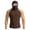 Brown, variant on Men's Color Block Drop Shoulder Hooded Long Sleeve Sun Shirt, Lightweight UPF Protective Pullover Top for Outdoor Sports, Hiking and Casual Daily Use