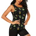 thumbnail image 2 of Sigee Bee Floral for Women's Workout Tank Top,Running Tank Tops,Sleeveless Gym ClothesXX-Large, 2 of 8