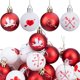 thumbnail image 5 of Xihbxyly Juego de Bolas Decorativas para San Valentín, de Plástico Irrompible, para Decorar Mesas de Fiesta, Bodas, Árboles de Navidad, Colgante Qixi Único, Diseño Reutilizable, 12 Unidades, Incluye, 5 of 7