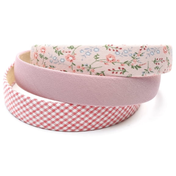 QinGoo Flower Headband for Women Comfortable Hairband adult Hair Accessory, 1 Count, Pink