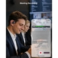 thumbnail image 4 of TOZO AI Translation Open Ear Earbuds, Open Ear Bone Conduction Headphones, 145+ Languages, 60H, Stereo Bass, Touch Control, APP-5EQ, Waterproof Lightweight Sports Headphones for Workout Gym, Office, 4 of 10