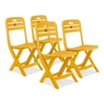 thumbnail image 1 of 4 Sillas Plegables Infantil Preescolar PLASTICOS LA ARDILLA Amarillo Maracuya, 1 of 4