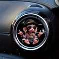 thumbnail image 2 of 2D Cute Kitten Car Vent Clips, Vent Diffuser, Creative Animal Car Vent Clips, Conditioner Outlet Vent Clips Decorations, Fresh Scented, 2 of 8