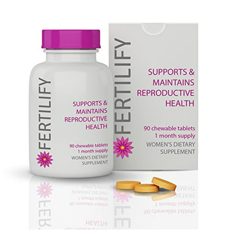 Fertilify - Chewable Fertility Supplement Pills for Women to Get Pregnant (The Best Pills To Get Pregnant)
