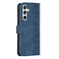 thumbnail image 3 of SaniMore Case for Samsung Galaxy A34 5G (6.6" 2023), PU Leather Wallet with Card Slots Cash Pocket Magnetic Closure Flip Kickstand Shockproof TPU Full Body Protective Business Shell, Blue, 3 of 10