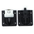 thumbnail image 2 of Poulie de Porte Coulissante, Roue de Porte Coulissante Muet Plastique Noir Réglable avec Roulement pour Armoires Armoires, 2 of 8