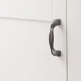 thumbnail image 3 of WWS-H076015-BI Twist Collection Pull, 3 Inch Center, Black Iron, 3 of 4