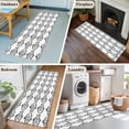 thumbnail image 5 of Kitchen Runner 2 x 6 Ft, Ocean Brown Fish Non-Slip Residential Carpet, Summer Fishing Coastal Nautical Simple Indoor Crawling Mats Runner Rugs for Living Room/Dining Room/Bedroom, 5 of 8