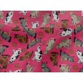 thumbnail image 4 of oneOone Viscose Jersey Magenta Fabric Cat Sewing Material Print Fabric By The Yard 60 Inch Wide-RVY, 4 of 5
