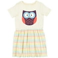 thumbnail image 3 of Inktastic Owl Girls Toddler Dress, 3 of 5