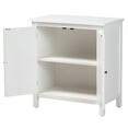thumbnail image 3 of Baxton Studio Yelena Classic and Traditional White Finished Wood 2-Door Storage Cabinet, 3 of 10