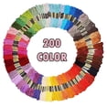 thumbnail image 1 of RKSTN Multi-Color Embroidery Cross Stitch Threads, 8 m - 200 pack, 1 of 2